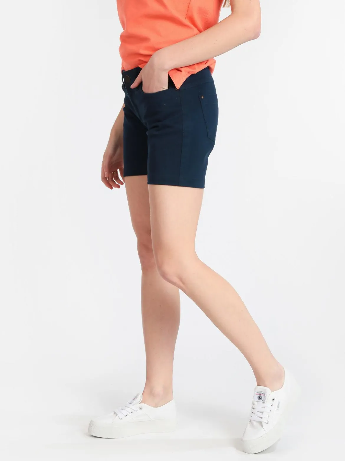 Du & Ka Shorts donna in cotone jeans
