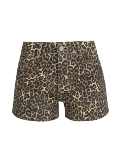 Eilous Jeans Shorts donna maculati