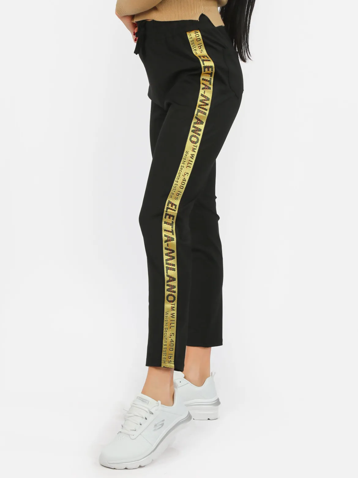 Eletta Pantaloni sportivi donna con scritta laterale