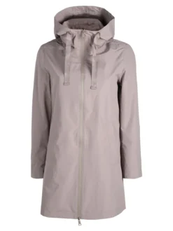 Ellen Rose Giacca a vento da donna con cappuccio e zip