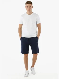 Ellesse Bermuda da uomo in felpa con coulisse - blu scuro