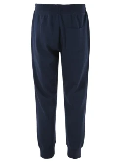 Ellesse Pantaloni tuta da uomo in felpa di cotone con coulisse e polsini - blu scuro