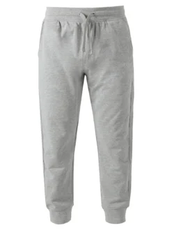 Ellesse Pantaloni tuta da uomo in felpa di cotone con coulisse e polsini - grigio