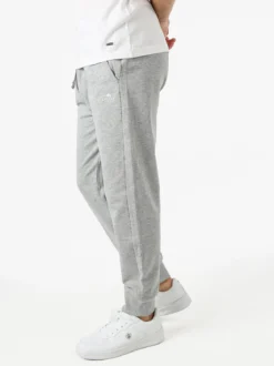 Ellesse Pantaloni tuta da uomo in felpa di cotone con coulisse e polsini - grigio