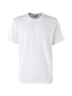 Ellesse T-shirt girocollo da uomo in cotone con logo - bianco