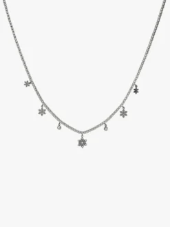 Emana Collana donna in acciaio con strass