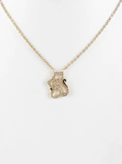 Emana Collana donna sottile con ciondolo di strass