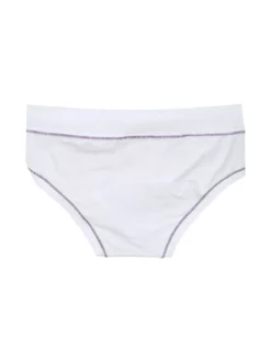 Emy Bimba Slip da bambina in cotone con stampe - bianco