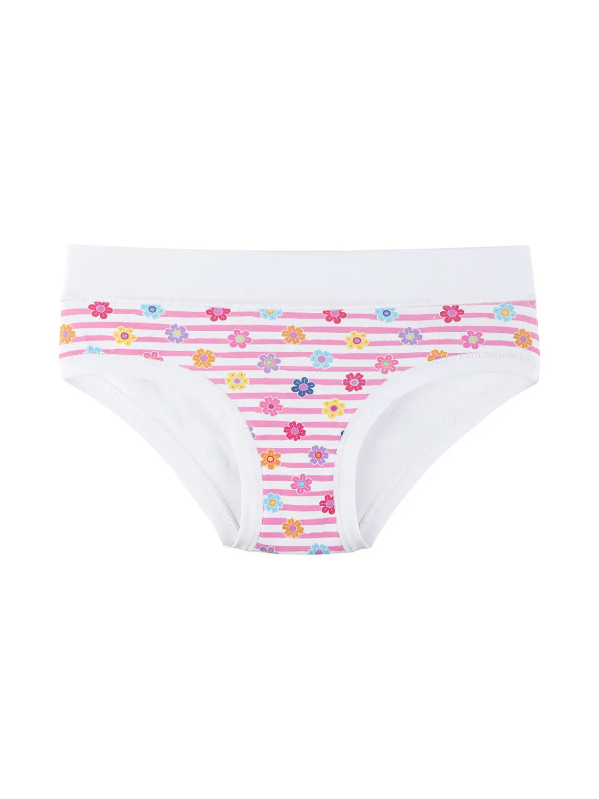 Emy Bimba Slip in cotone da bambina con fiori