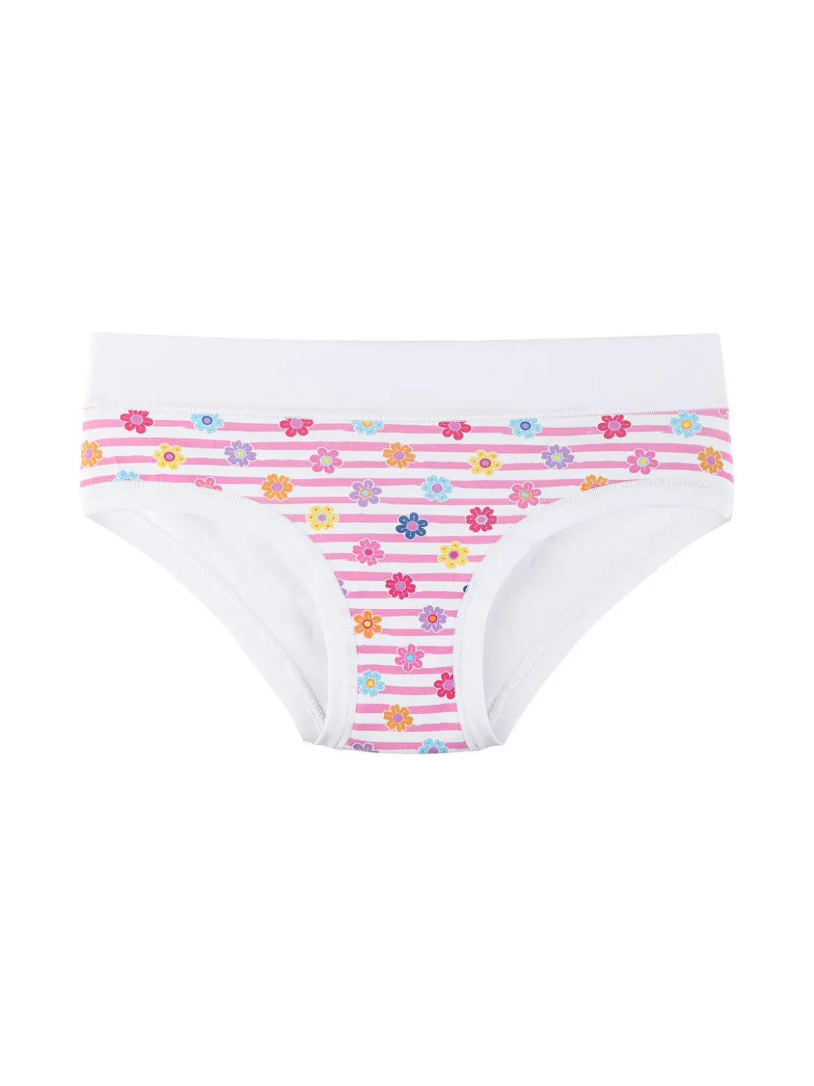 Emy Bimba Slip in cotone da bambina con fiori