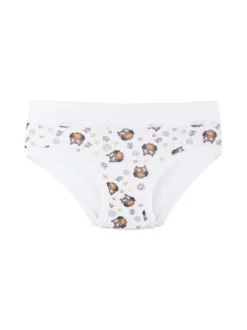 Emy Bimba Slip in cotone da bambina con gufi