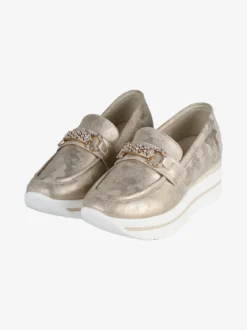 Energy Mocassini donna gioiello con zeppa platform