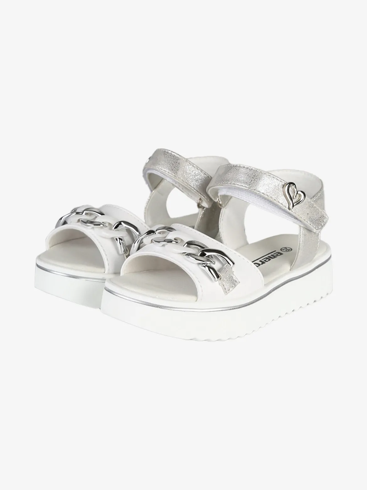 Energy Sandali da ragazza con platform e cinturino a strappo