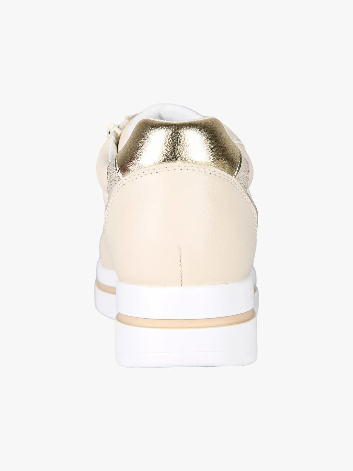 Energy Sneakers donna gioiello con platform - panna