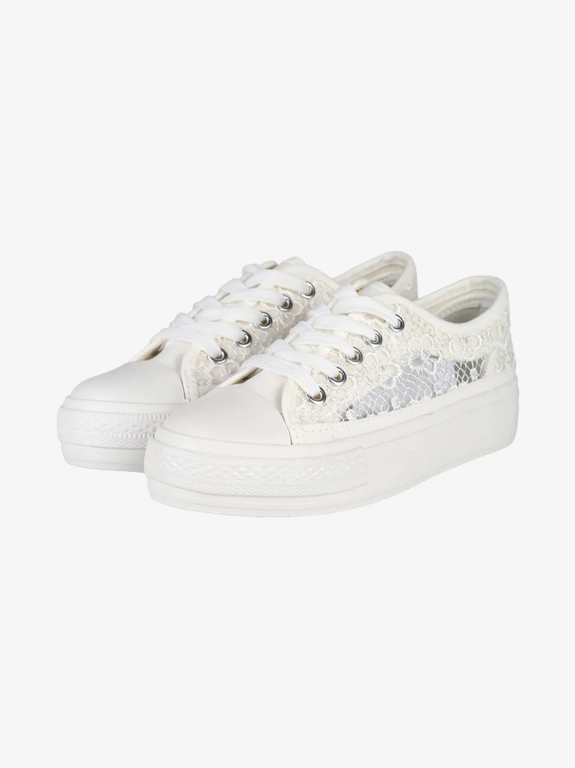 Energy Sneakers ragazza con platform in macramè