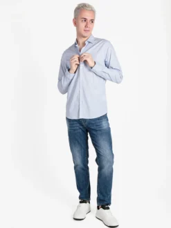 Enos Camicia da uomo slim fit con stampe