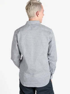Enos Camicia da uomo slim fit con stampe