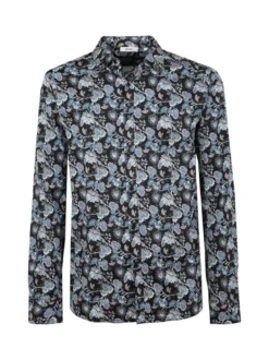Enos Camicia uomo con stampa floreale