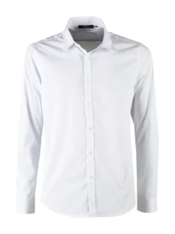 Enos Jeans Camicia da uomo slim fit a maniche lunghe