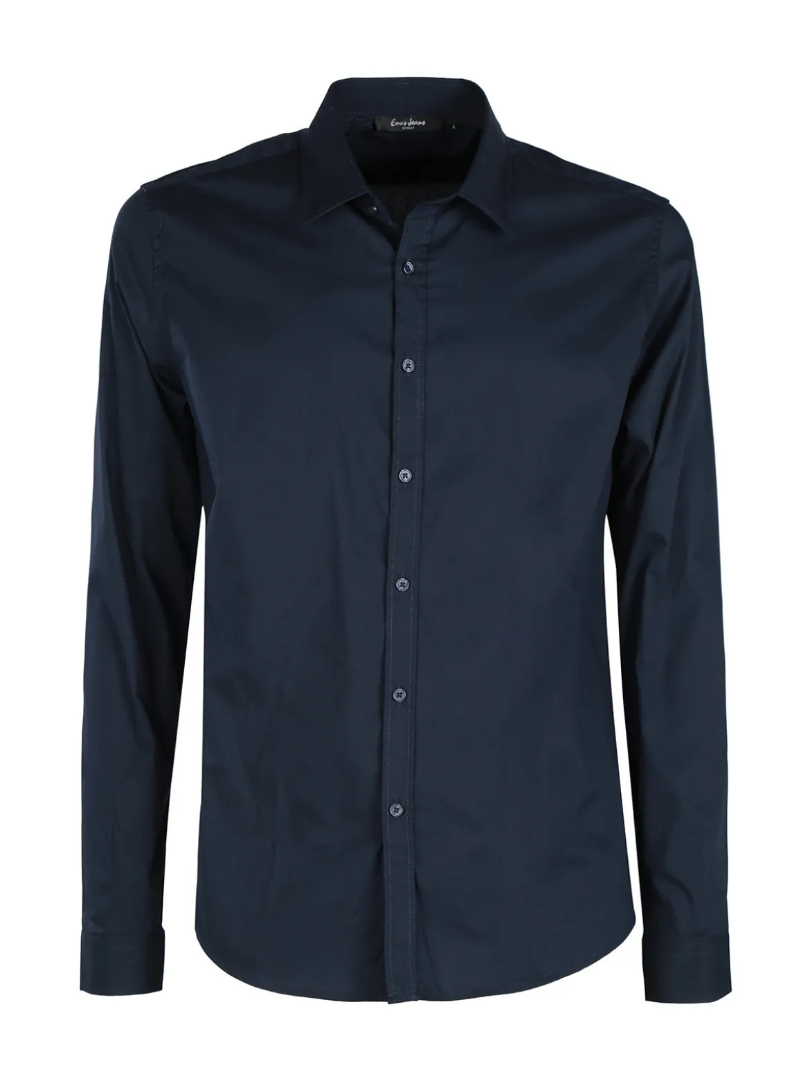 Enos Jeans Camicia da uomo slim fit a maniche lunghe