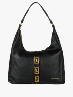Enrico Coveri Borsa a spalla da donna in ecopelle - nero