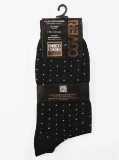 Enrico Coveri Calza corta da uomo a pois