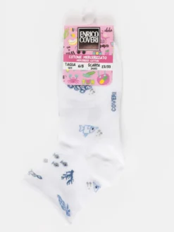 Enrico Coveri Calze corte bambina con stampe