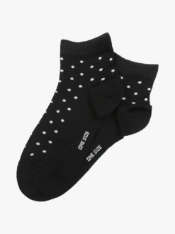 Enrico Coveri Calze corte da donna a pois - nero