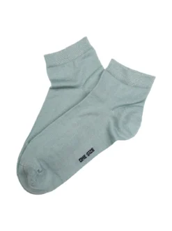 Enrico Coveri Calze corte da donna in cotone mercerizzato - acqua marina
