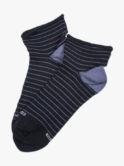 Enrico Coveri Calze corte da donna in cotone mercerizzato - blu scuro