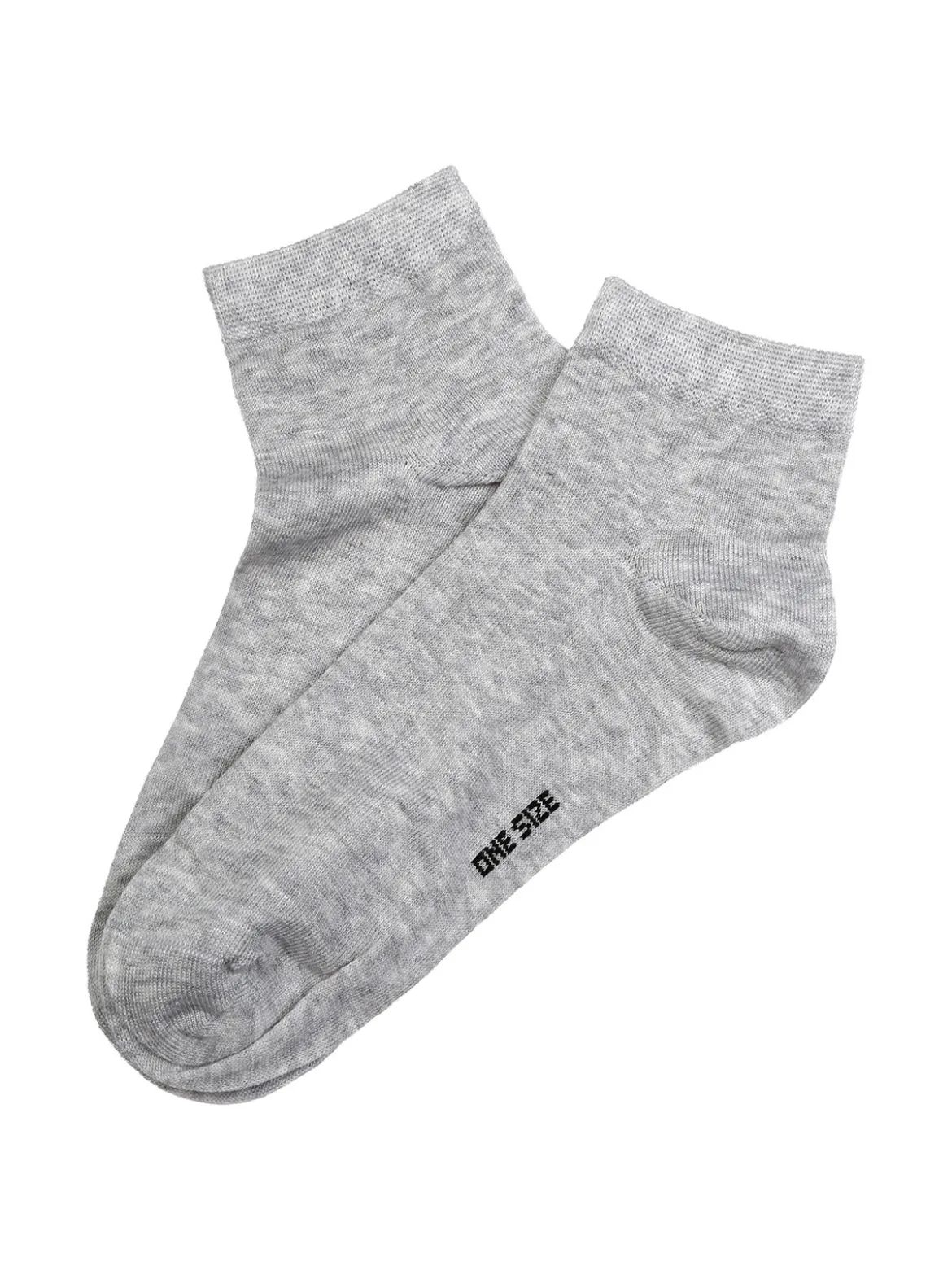 Enrico Coveri Calze corte da donna in cotone mercerizzato - grigio chiaro