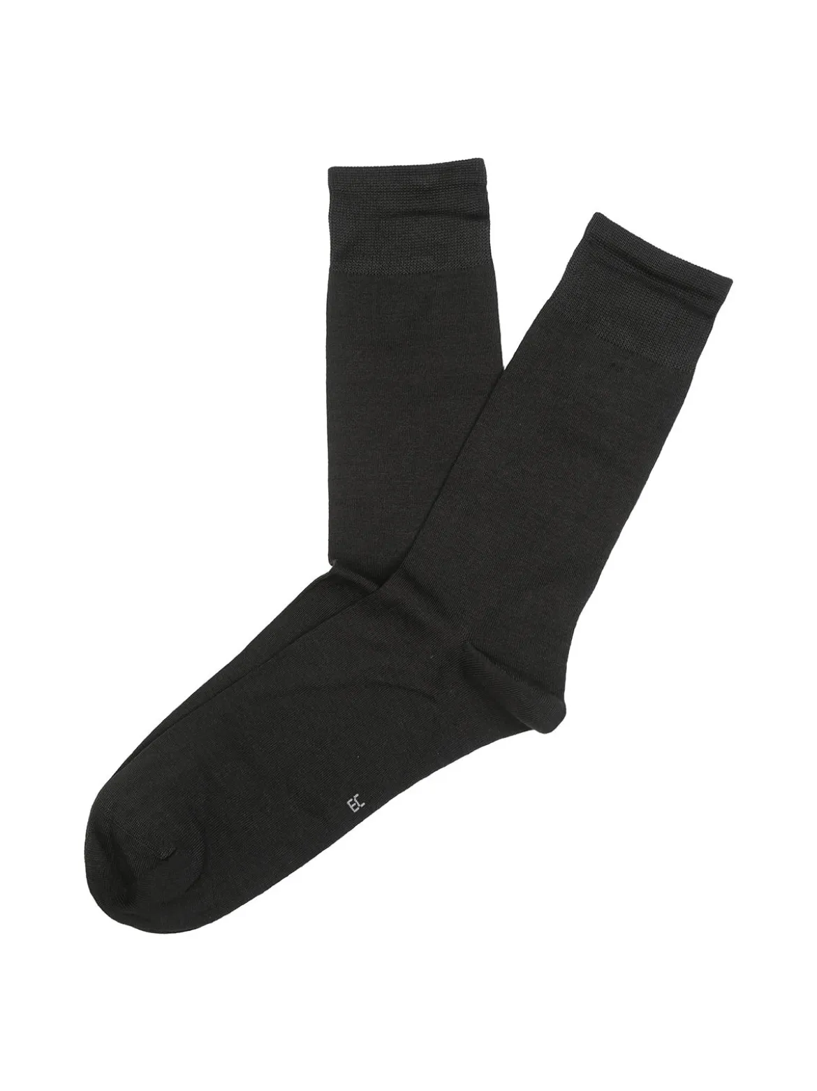 Enrico Coveri Calze corte da uomo in cotone mercerizzato - grigio scuro