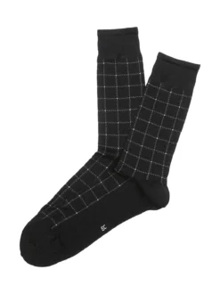 Enrico Coveri Calze corte da uomo in cotone mercerizzato - nero