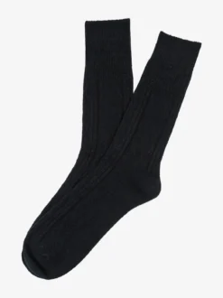 Enrico Coveri Calze corte da uomo morbide in caldo cotone - blu scuro