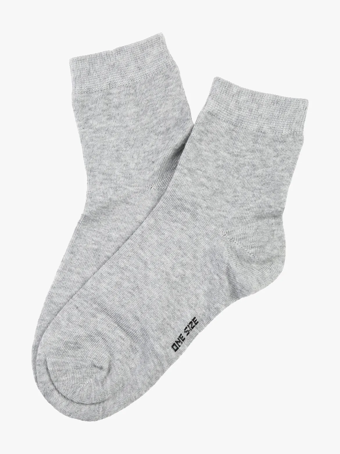 Enrico Coveri Calze corte donna in caldo cotone - grigio chiaro