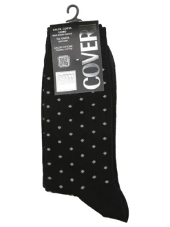 Enrico Coveri Calze corte uomo a pois in caldo cotone