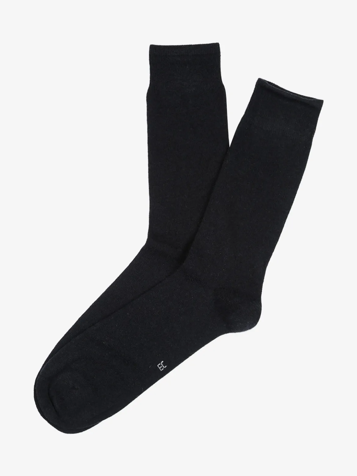 Enrico Coveri Calze corte uomo in misto cashmere - blu scuro