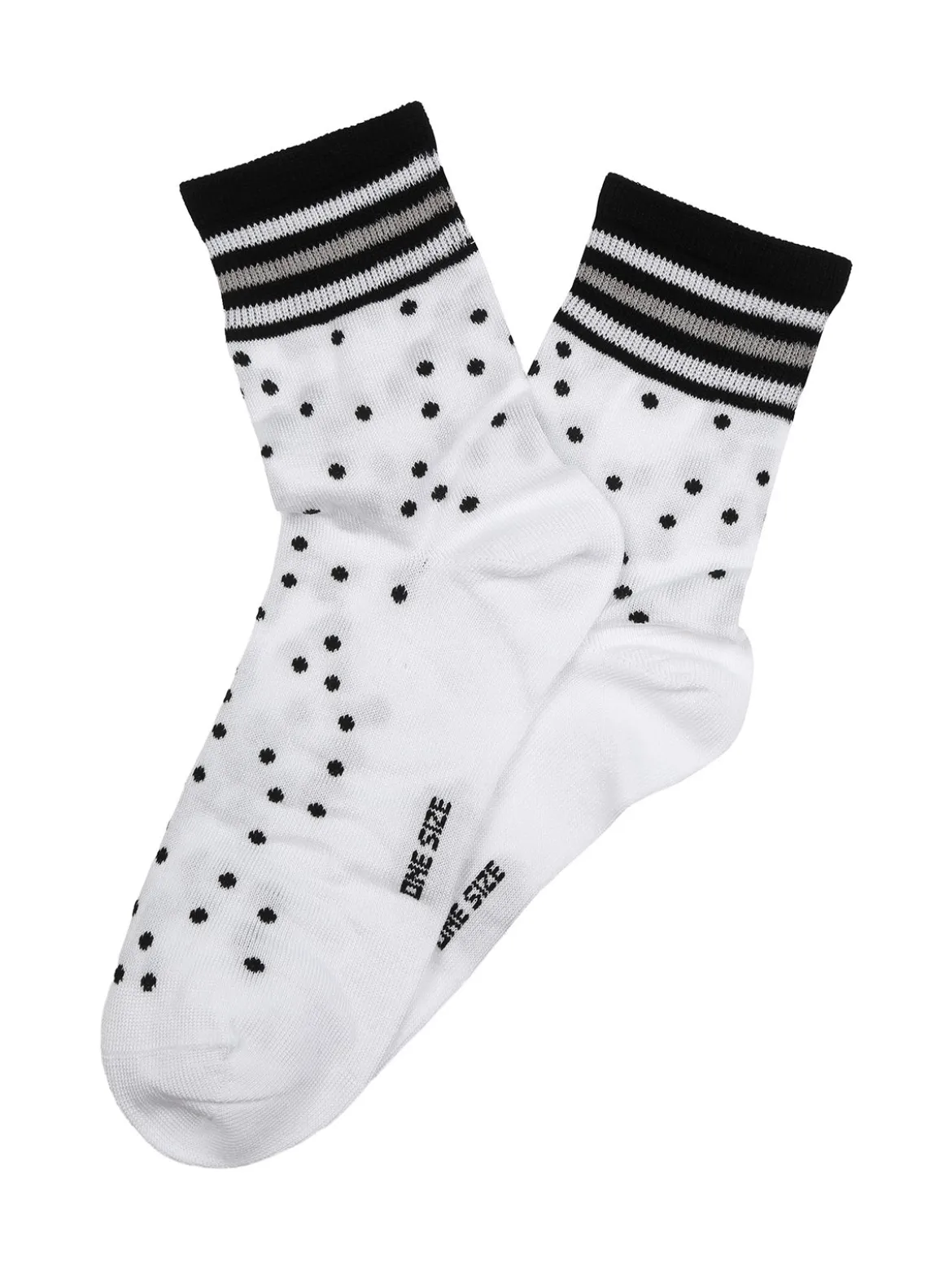 Enrico Coveri Calze donna midi a pois - bianco