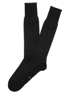 Enrico Coveri Calze lunghe da uomo in filo di scozia con stampe