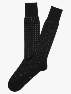 Enrico Coveri Calze lunghe da uomo in filo di scozia con stampe