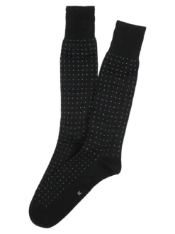 Enrico Coveri Calze lunghe da uomo in filo di scozia con stampe