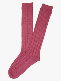 Enrico Coveri Calze lunghe donna misto lana - fuxia