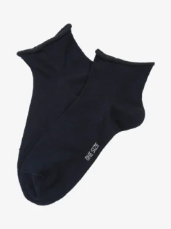 Enrico Coveri Calze midi da uomo in caldo cotone - blu scuro