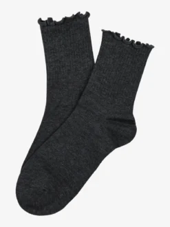 Enrico Coveri Calze midi donna misto lana - grigio scuro