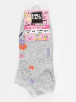 Enrico Coveri Calze salvapiede bambina con fiori
