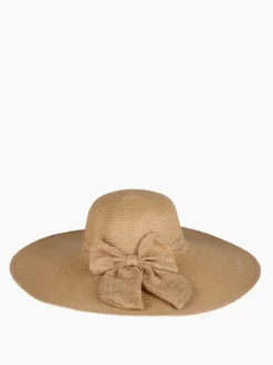 Enrico Coveri Cappello in paglia donna con fiocco