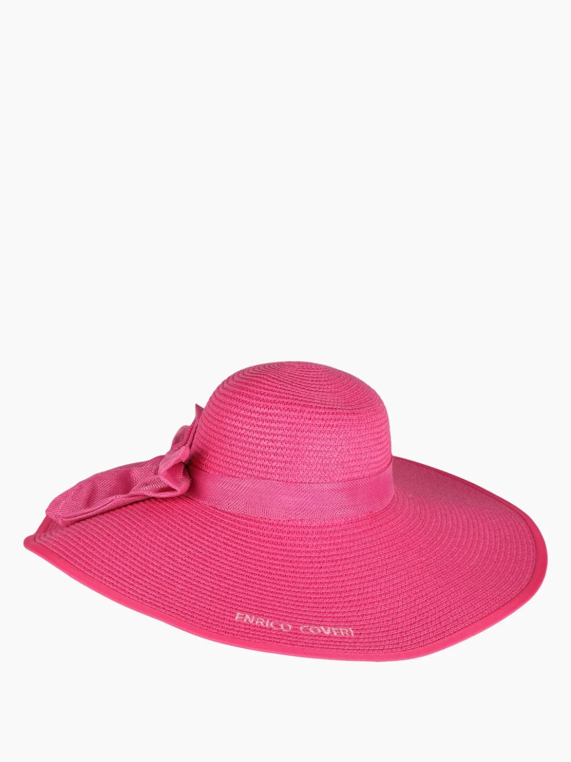 Enrico Coveri Cappello in paglia donna con fiocco