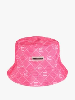 Enrico Coveri Cappello unisex da pescatore con logo