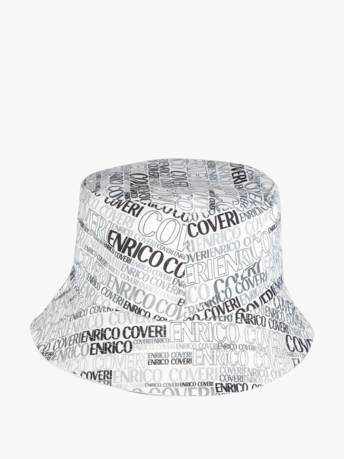 Enrico Coveri Cappello unisex da pescatore con scritte