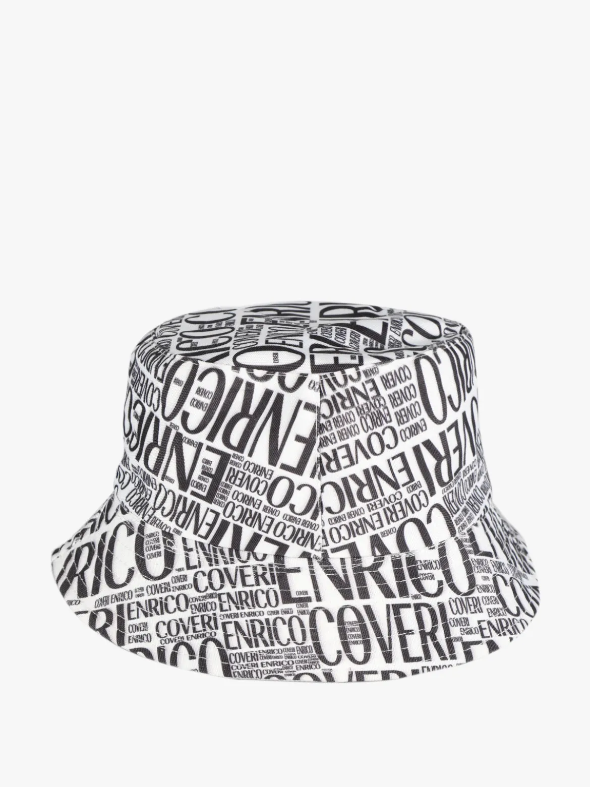 Enrico Coveri Cappello unisex da pescatore con scritte